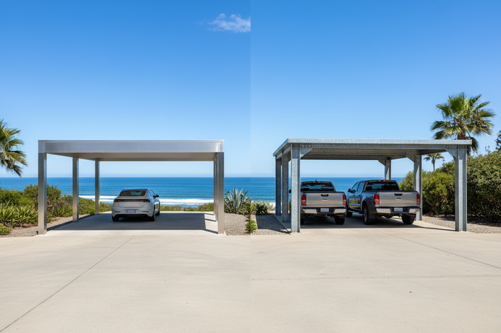 Aluminum vs Steel Carports: Which Lasts Longer in Coastal &amp; Harsh Climates?