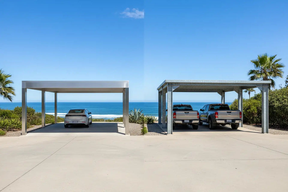 Aluminum vs Steel Carports: Which Lasts Longer in Coastal & Harsh Climates?