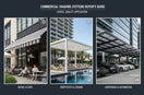 Commercial outdoor shading systems comparison - retractable awnings, aluminum louvered pergolas, and carport structures for hospitality, retail, and corporate buyers guide