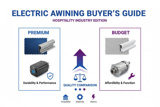 Electric Awning Buyer's Guide - Material Comparison for Hotels and Restaurants