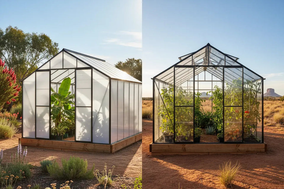 How to Choose Between a Polycarbonate Greenhouse and a Glass Greenhouse for Australian Climates