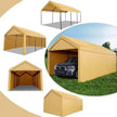 PE Coated Waterproof Windproof Abrasion-Resistant Heat-Insulation Outdoor Parking Tent - Poly Sunshine Outdoors