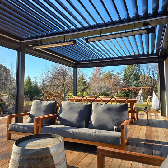 Aluminium Automatic Louvered Pergola