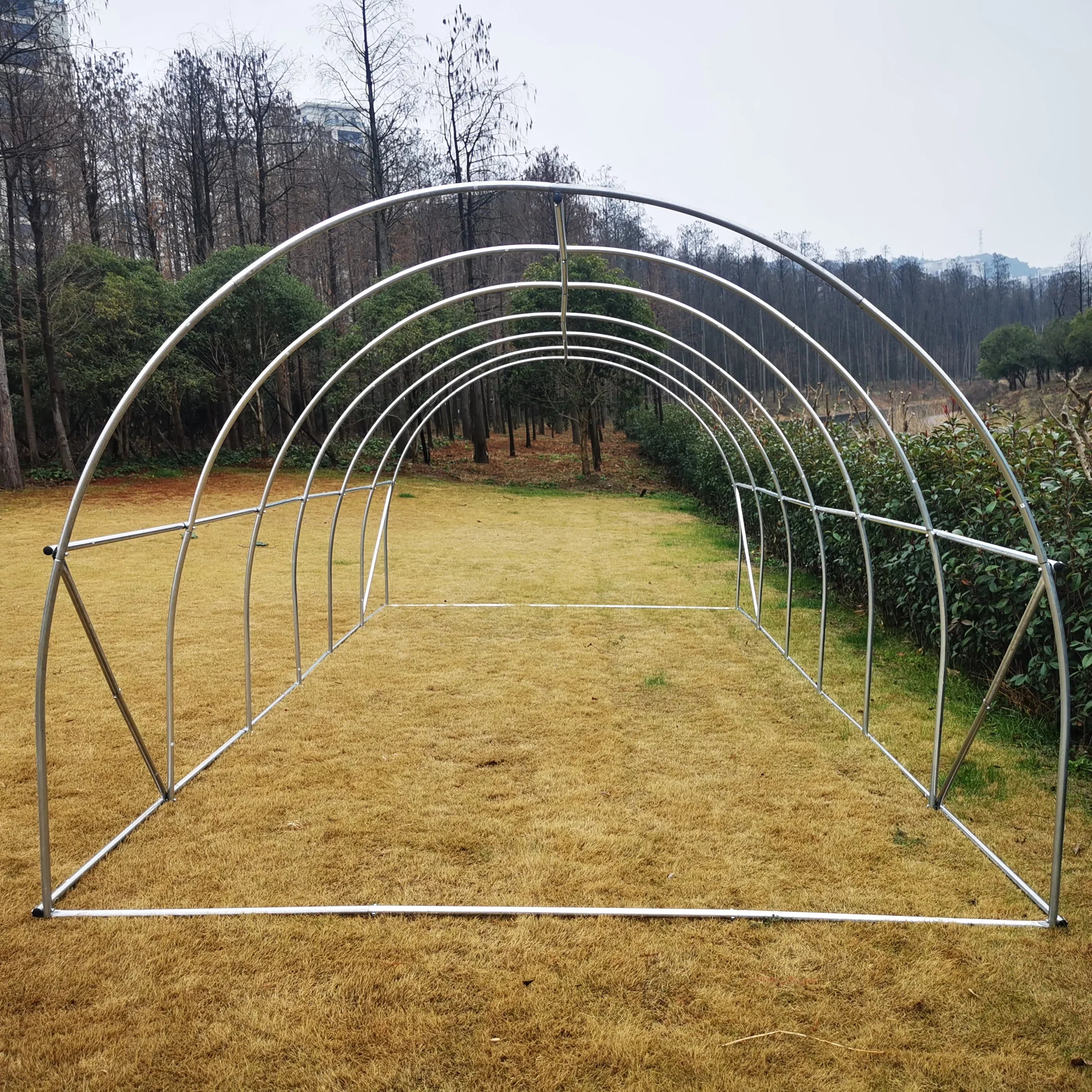 Polytunnel Greenhouse - UV Protected PE Mesh | Galvanized Steel Frame | Commercial & Home Growing - Poly Sunshine Outdoors