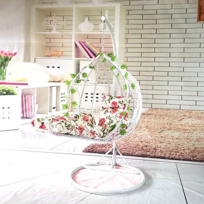 Hanging Basket Chair - Rattan Swing Seat for Indoor & Outdoor - Poly Sunshine Outdoors