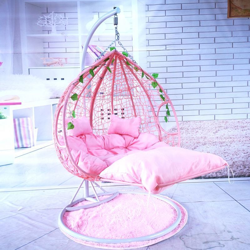 Hanging basket rattan chair cradle chair hanging chair hammock lazy indoor swing balcony home bird nest net red bird nest rocking chair - Poly Sunshine Outdoors