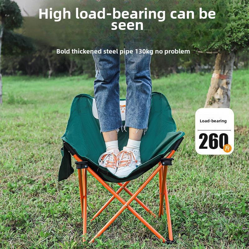 Outdoor moon chairs, folding chairs, small stools, portable camping chairs, maza fishing chairs, beach chairs, picnic reclining chairs - Poly Sunshine Outdoors