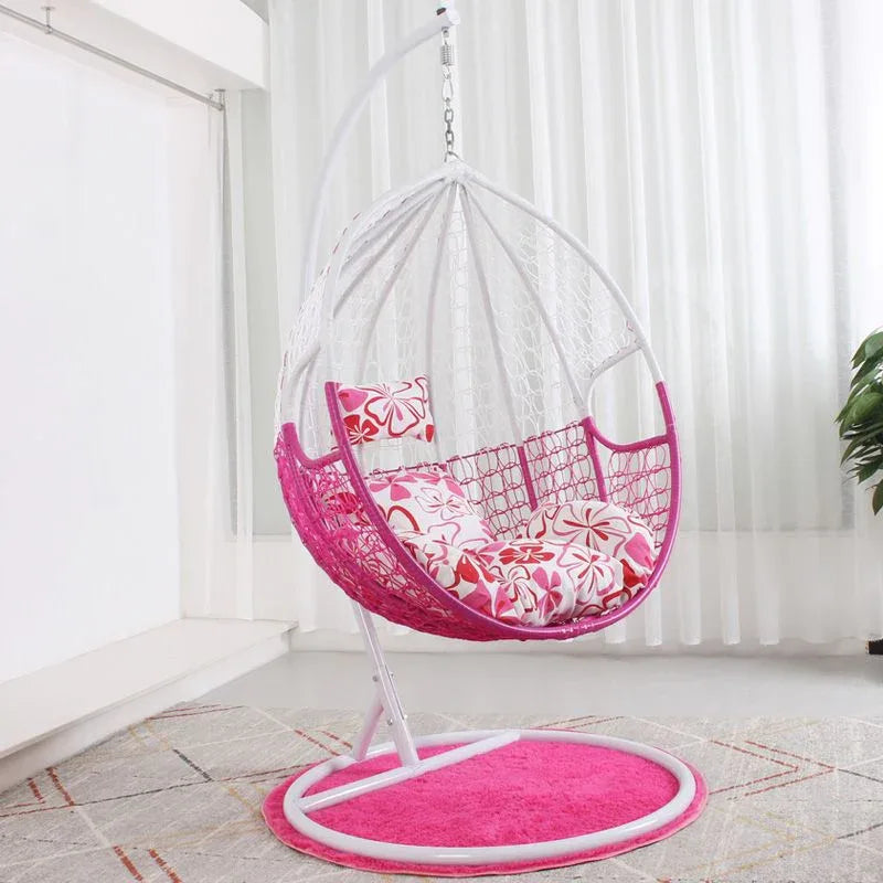 Hanging Basket Chair - Rattan Swing Seat for Indoor & Outdoor - Poly Sunshine Outdoors