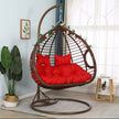 Hanging basket rattan chair cradle chair hanging chair hammock lazy indoor swing balcony home bird nest net red bird nest rocking chair - Poly Sunshine Outdoors