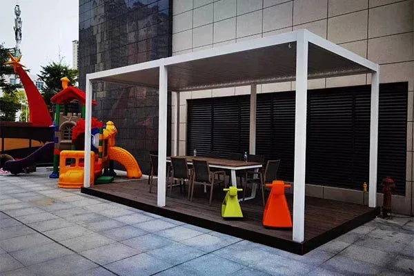 Aluminium Automatic Louvered Pergola - Poly Sunshine Outdoors