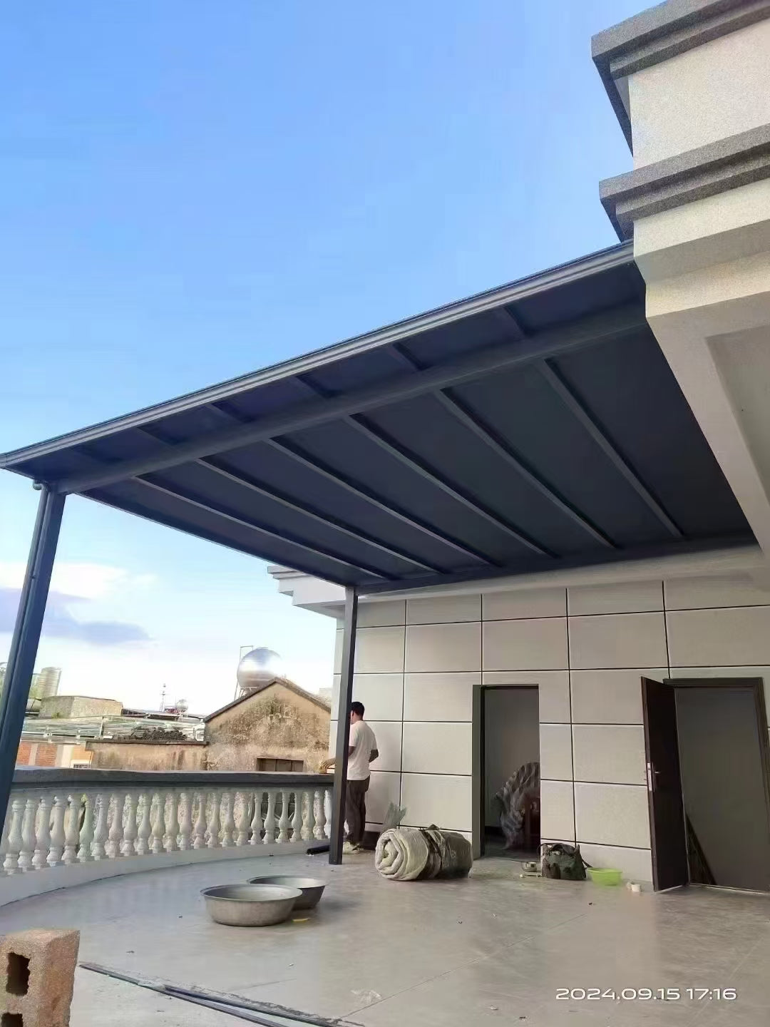 Insulated Aluminum Tile Carport