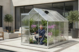 Garden Greenhouse - Aluminum Frame with PC Panels | Year-Round Growing Solution - Poly Sunshine Outdoors