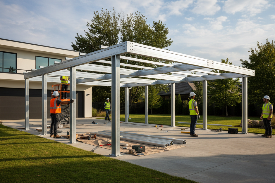 Step 3: Beam & Framework Assembly