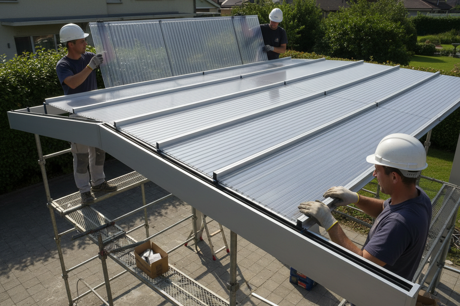 Step 4: Roof Panel Installation