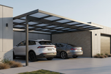 Wall-Mounted Carport Design